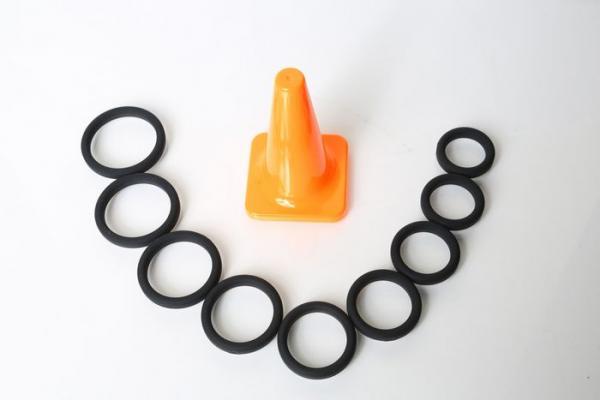 Play Zone Kit Black 9 Rings and Storage Cone	 Sex Toy Product