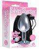 Silver Starter Bejeweled Stainless Steel Plug Sex Toy Product Image 4