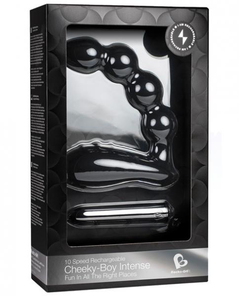 Cheeky Boy Intense 10X Black Prostate Massager Sex Toy Product
