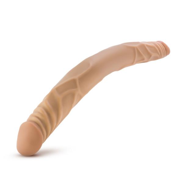 B Yours 14 inches Double Dildo Latin Tan Sex Toy Product