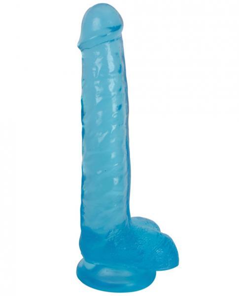 Lollicock 8 inches Slim Stick Dildo With Balls Blue  Sex Toy Product