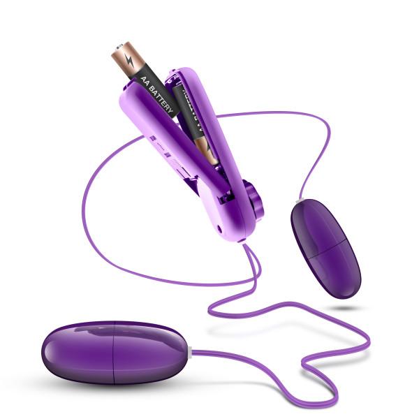 Double Pop Eggs Plum Purple Vibrating Bullet Sex Toy Product