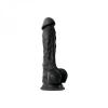 Colours Pleasures 7 inches Dildo Black Sex Toy Product Image 1