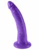 Dillio Purple 7 inches Slim Dildo Sex Toy Product Image 1