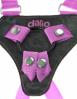 Dillio 7 inches Strap On Suspender Harness Set Pink Sex Toy Product Image 4