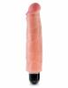 King Cock 7 inches Vibrating Stiffy Beige Sex Toy Product Image 1