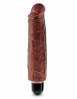 King Cock 7 inches Vibrating Stiffy Brown Sex Toy Product Image 1