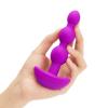 B-Vibe Triplet Anal Beads Fuchsia Purple Sex Toy Product Image 3