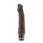 Dr Skin Vibe 6 8.75 inches Chocolate Brown Vibrating Dildo Sex Toy Product
