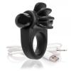 Charged Skooch Vibrating Ring Black Sex Toy Product Image 1