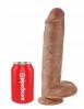 King Cock 11" Cock - Tan Sex Toy Product Image 1