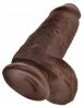 King Cock Chubby 9 inches Brown Dildo Sex Toy Product Image 3