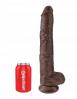 King Cock 14" Cock - Brown Sex Toy Product Image 1