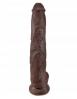 King Cock 14" Cock - Brown Sex Toy Product Image 2