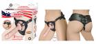 All American Whoppers 5 inches Straight Dong Beige & Universal Harness Sex Toy Product