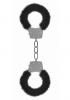 Ouch Pleasure Handcuffs Furry Black Sex Toy Product Image 1