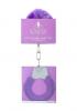 Ouch Pleasure Handcuffs Furry Cuffs Purple Sex Toy Product Image 2