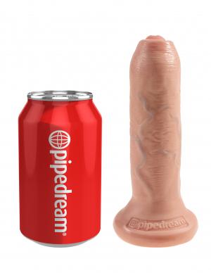 King Cock 6 inches Uncut Dildo Beige Sex Toy Product