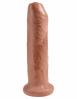 King Cock 7 inches Uncut Dildo Tan Sex Toy Product Image 1