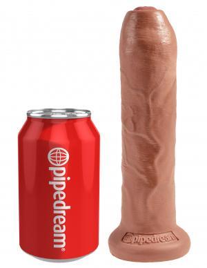 King Cock 7 inches Uncut Dildo Tan Sex Toy Product