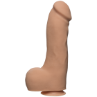 The D Master D 12 inches Dildo with Balls Ultraskyn Beige Sex Toy Product
