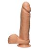 The D The Perfect D 8 inches Dildo with Balls Beige Sex Toy Product Image 1