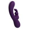 Kinky Bunny Rechargeable Rabbit Vibrator Deep Purple Sex Toy Product Image 2