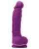 Colours Dual Density 5 inches Purple Dildo Sex Toy Product Image 1