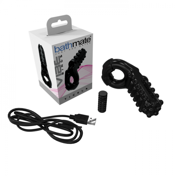 Bathmate Vibe Ring Tickle Black Sex Toy Product