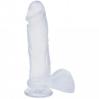 Crystal Jellies Ballsy Cock 8.75 inches Clear Dildo Sex Toy Product Image 1