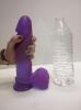 Crystal Jellies 8 inches Realistic Cock With Balls Purple Sex Toy Product Image 4