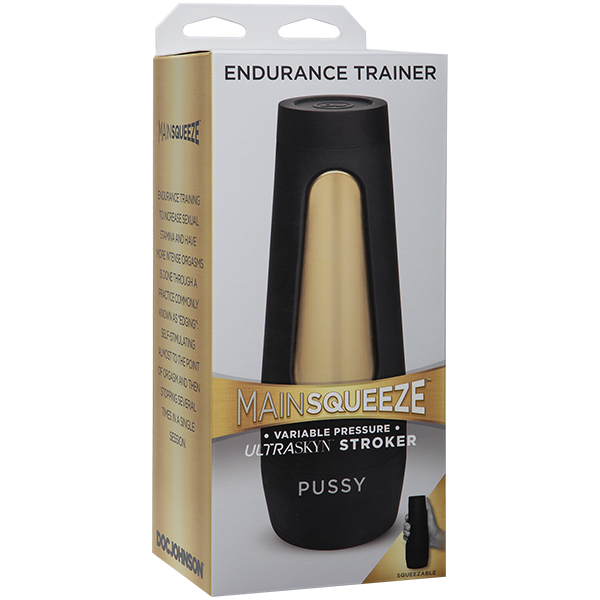 Main Squeeze Endurance Trainer Stroker Pussy Beige Sex Toy Product