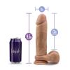 Au Naturel 9.5 Inches Dildo with Suction Cup Mocha Tan Sex Toy Product Image 4