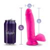 Au Naturel Bold Pleaser 7 inches Dildo Pink Sex Toy Product Image 4