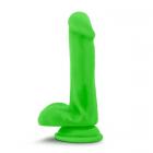 Neo Elite 6 inches Silicone Dual Density Cock, Balls Green Sex Toy Product