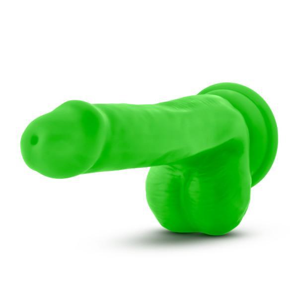 Neo Elite 6 inches Silicone Dual Density Cock, Balls Green Sex Toy Product