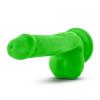 Neo Elite 6 inches Silicone Dual Density Cock, Balls Green Sex Toy Product Image 2