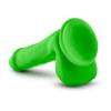 Neo Elite 6 inches Silicone Dual Density Cock, Balls Green Sex Toy Product Image 4