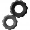 Hunkyjunk Cog 2 Size C-ring, Pack, Tar / Stone Sex Toy Product Image 2