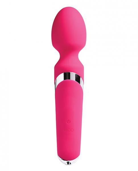 Vedo Wanda Rechargeable Wand Vibe - Foxy Pink Sex Toy Product