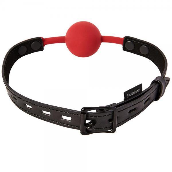 Sportsheets Saffron Ball Gag Black Red Sex Toy Product