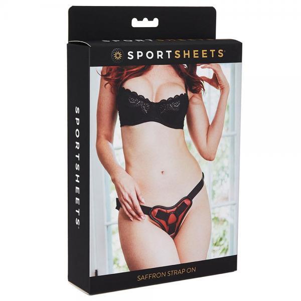 Sportsheets Saffron Strap On Black Red O/S Sex Toy Product
