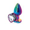 Rear Assets Mulitcolor Heart Medium Clear Sex Toy Product Image 1