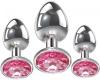 A&e Pink Gem Anal Plug Set Sex Toy Product Image 1