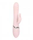 A&e Eve's Thrusting Rabbit With Orgasmic Beads Pink Sex Toy Product