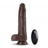 Dr. Skin Dr. Murphy Thrusting Dildo Silicone 8 In. Chocolate Sex Toy Product Image 1