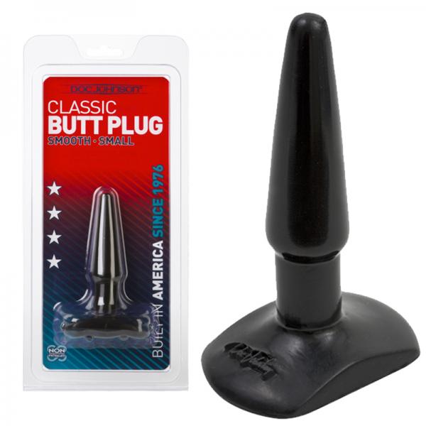Classic Butt Plug Small Black Sex Toy Product