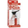 Vac-U-Lock Set 8" Realistic Cock with Ultra Harness Sex Toy Product Image 3