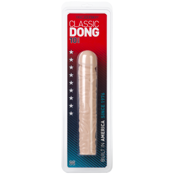 Classic Dong 10 Inches Beige Sex Toy Product