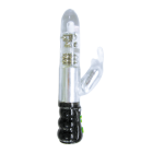Unique Dual Rotation Rabbit- Clear Sex Toy Product